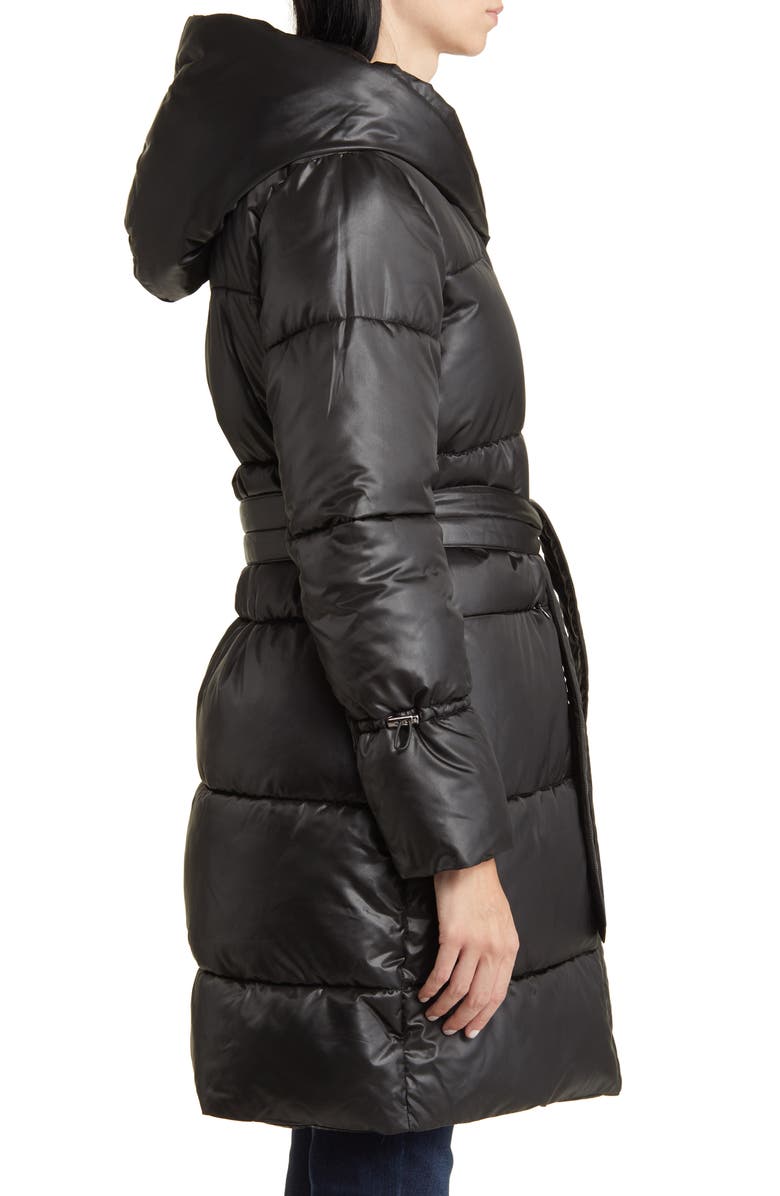 Via Spiga Hooded Puffer Jacket, Alternate, color, 