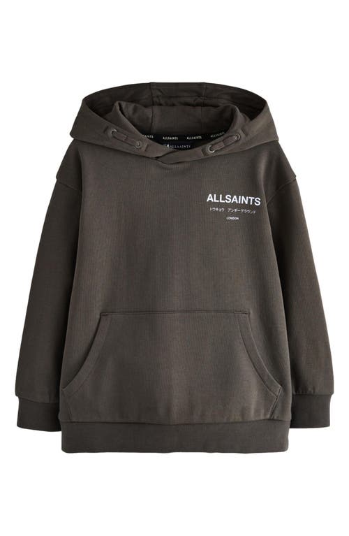 Smallsaints By Allsaints Kids' Underground Hoodie In Brown