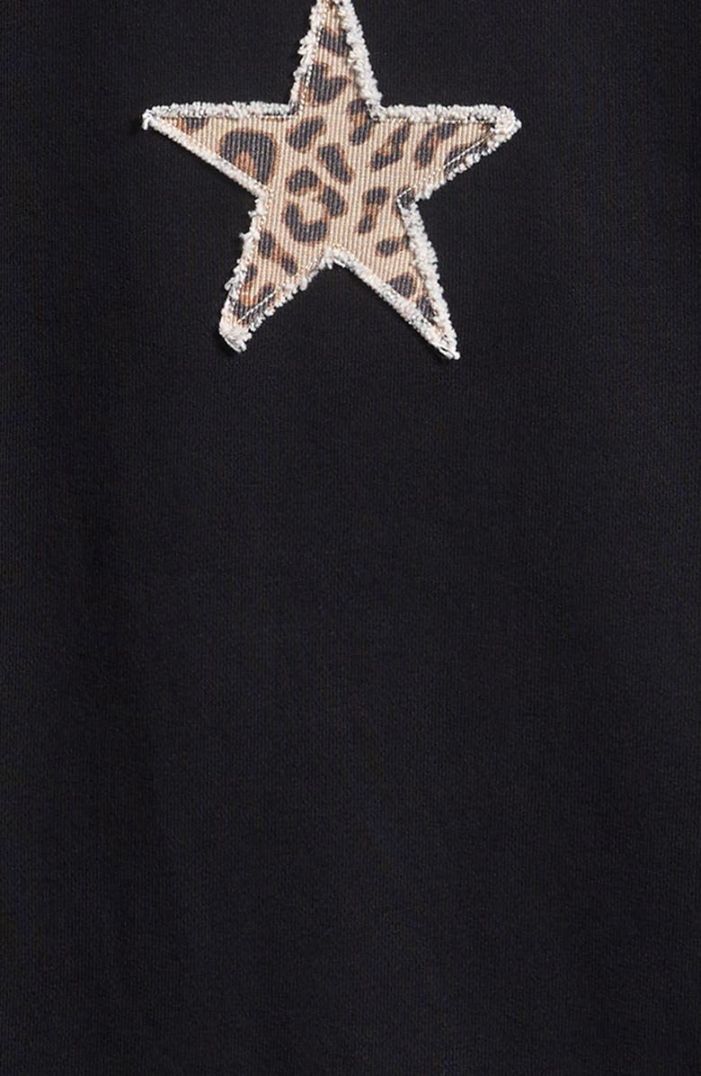 Vintage Havana Kids' Leopard Star Cotton Blend Sweatshirt, Alternate, color,