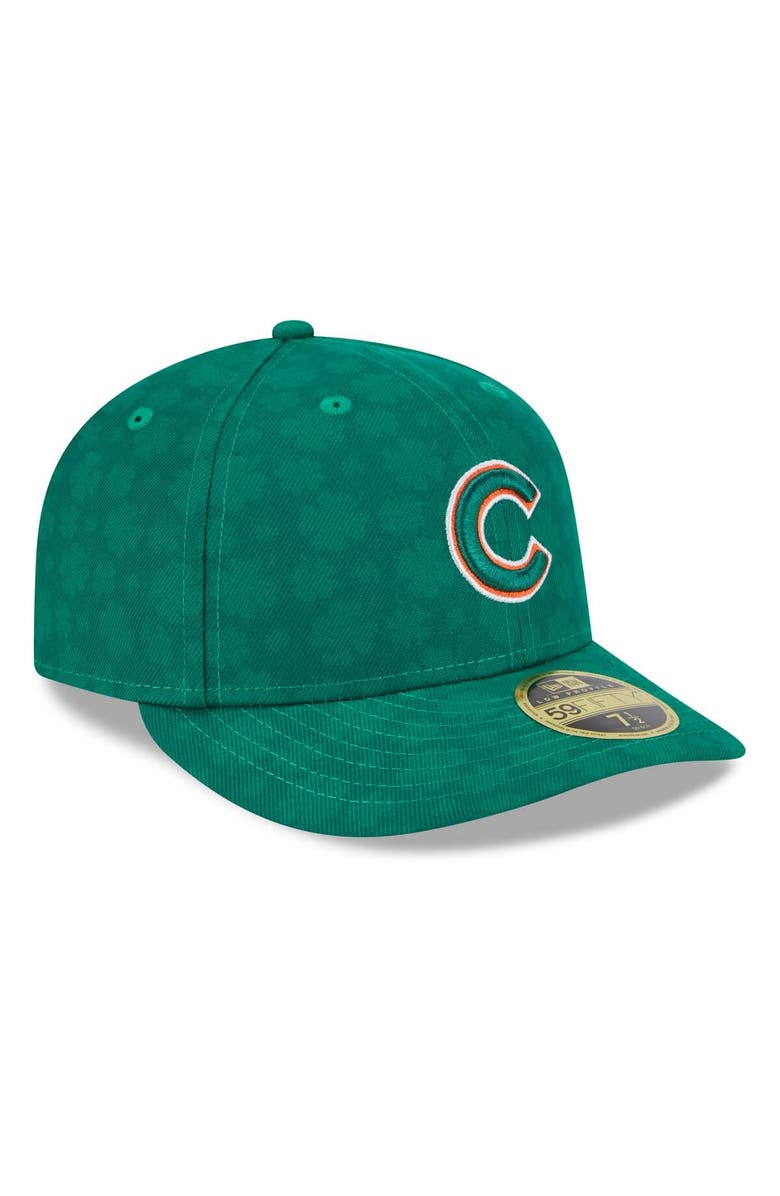 New Era Men's New Era Kelly Green Chicago Cubs St. Patrick's Day Low Profile 59FIFTY Fitted Hat, Alternate, color, Kelly Green