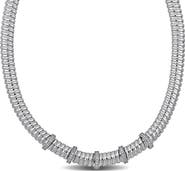 Julianna B. Cubic Zirconia Station Necklace