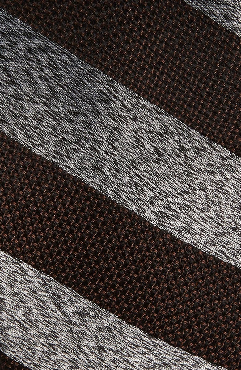 Nordstrom Mora Stripe Silk Tie, Alternate, color, 
