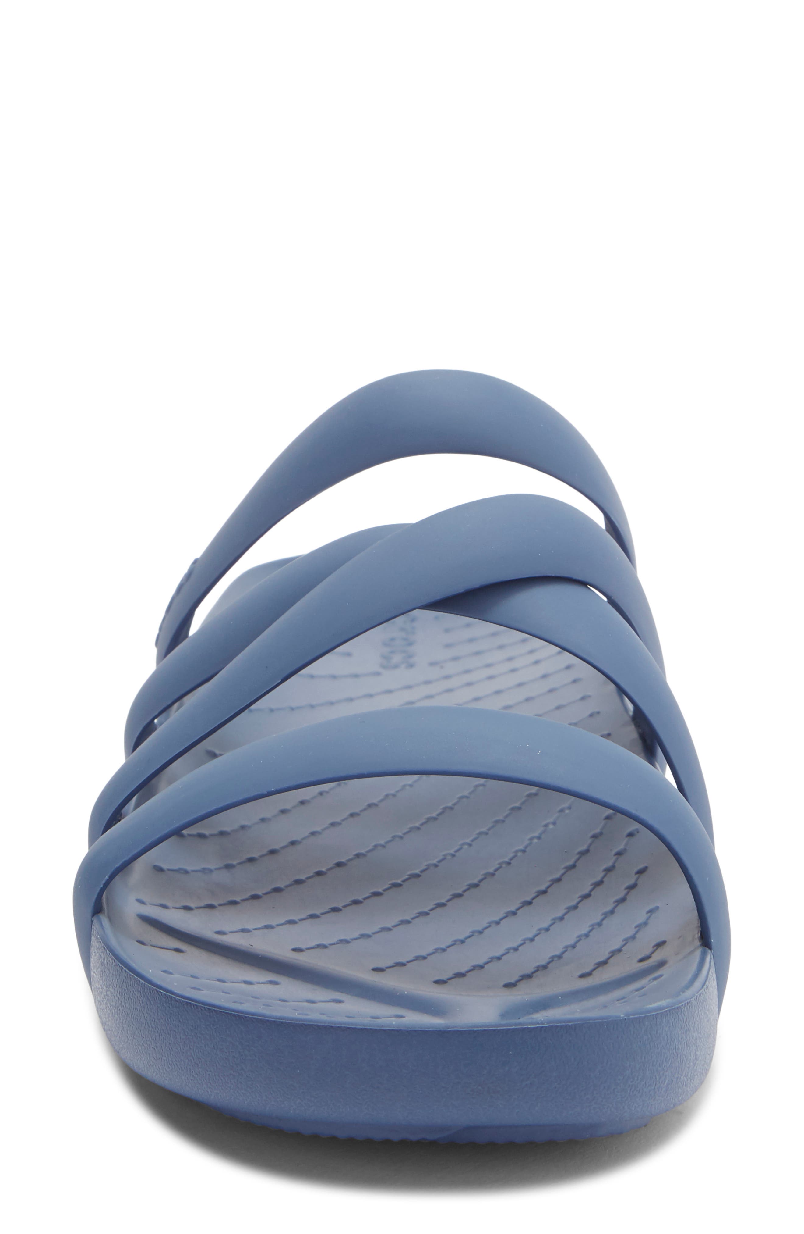 Splash Strappy Slide Sandal, Alternate, color, BIJOU BLUE