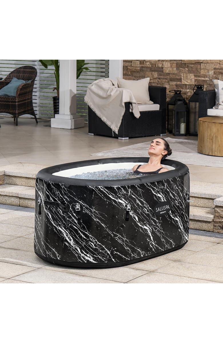 SaluSpa Glacial Dip Cold Plunge Inflatable Tub, Alternate, color, Multicolored
