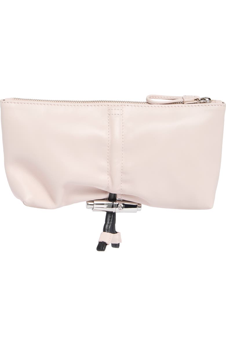 Longchamp Le Roseau Small Clutch, Alternate, color, Powder