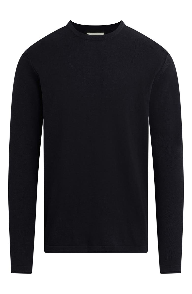 Joe's Cotton Crewneck Sweater, Alternate, color, Black