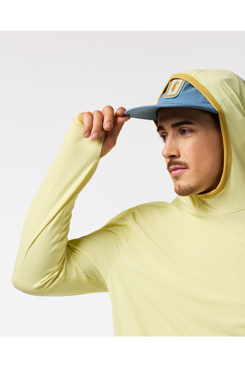 Sombra Sun Hoodie - Men's, Alternate, color, Honeydew
