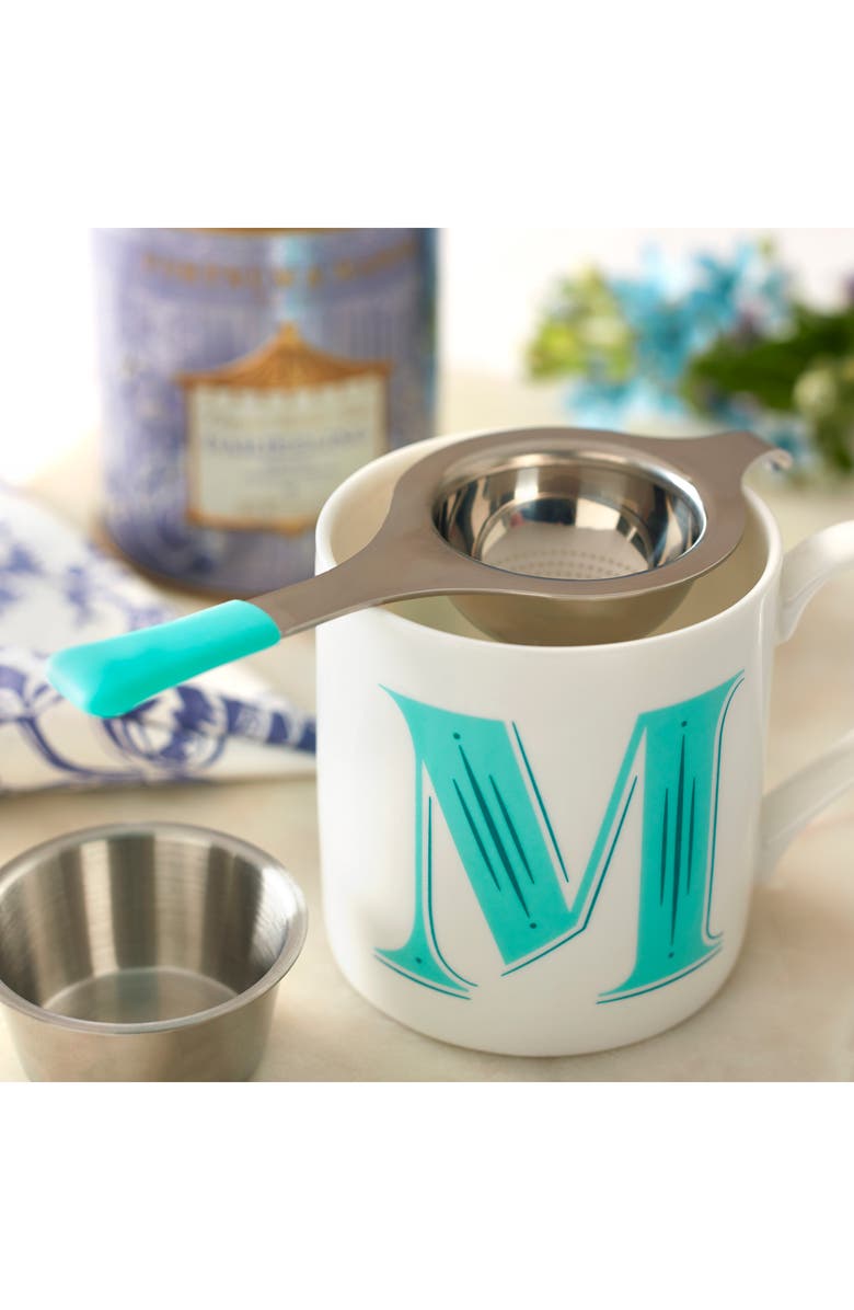 Fortnum & Mason Eau de Nil Traditional Tea Strainer, Alternate, color, Silver