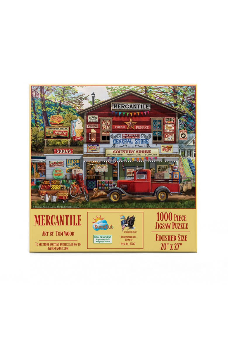 Mercantile 1000 piece Jigsaw Puzzle for Adults, Alternate, color, Multicolor