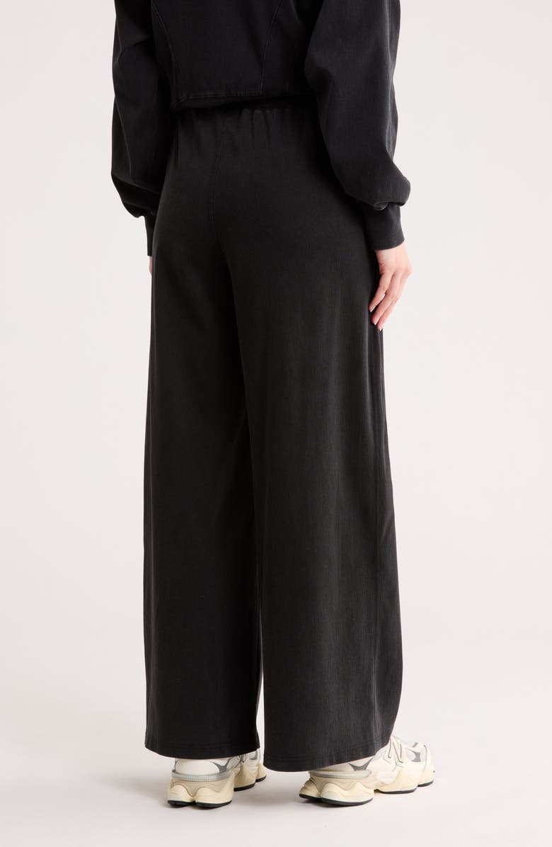 YOGALICIOUS Lennon Wide Leg Pants, Alternate, color, Washed Black