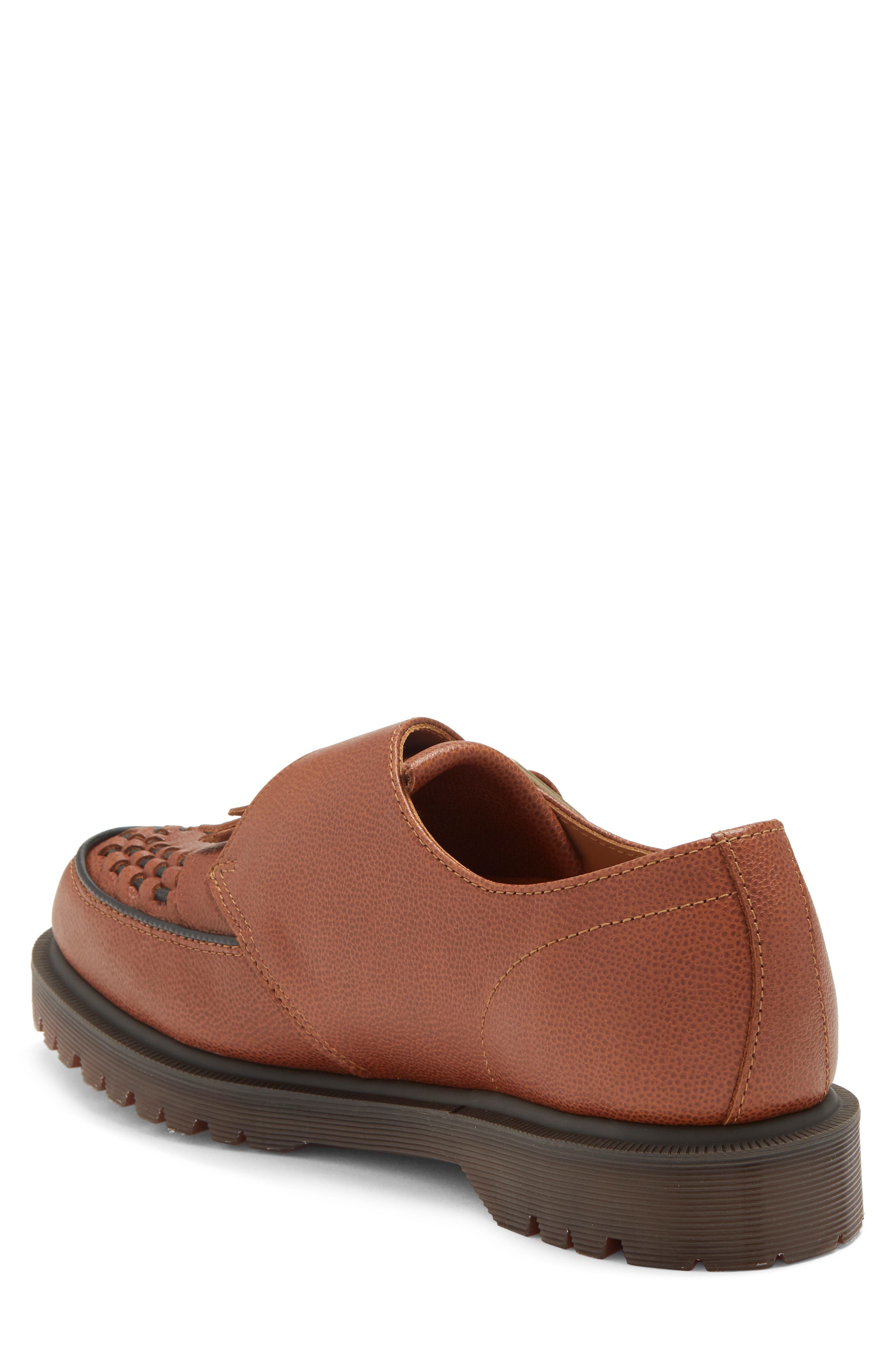 Dr. Martens Ramsey Westminster Kiltie Monk Strap Creeper Shoe, Alternate, color, 
