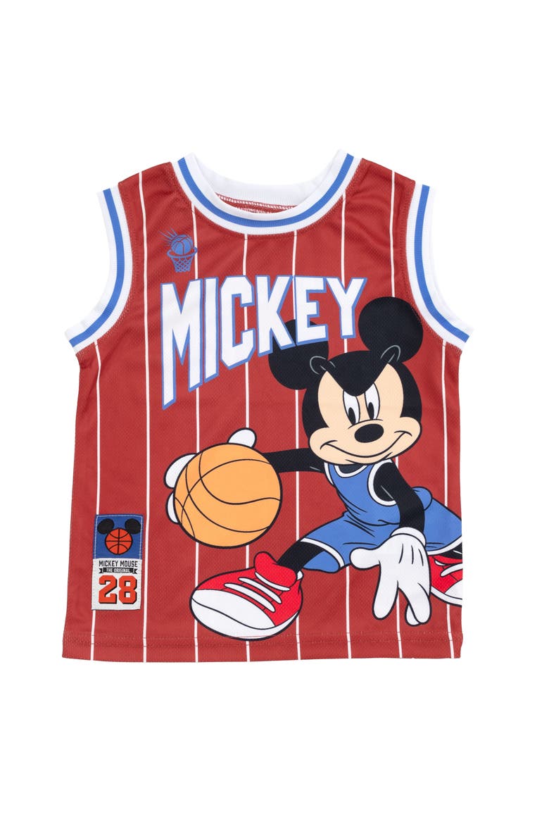 Mickey Mouse Athletic 2-Piece Tank Top and Shorts Set, Alternate, color, Mickey Mouse Red
