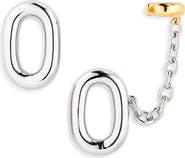 Rabanne XL Link Earrings With Attached Ear Cuff