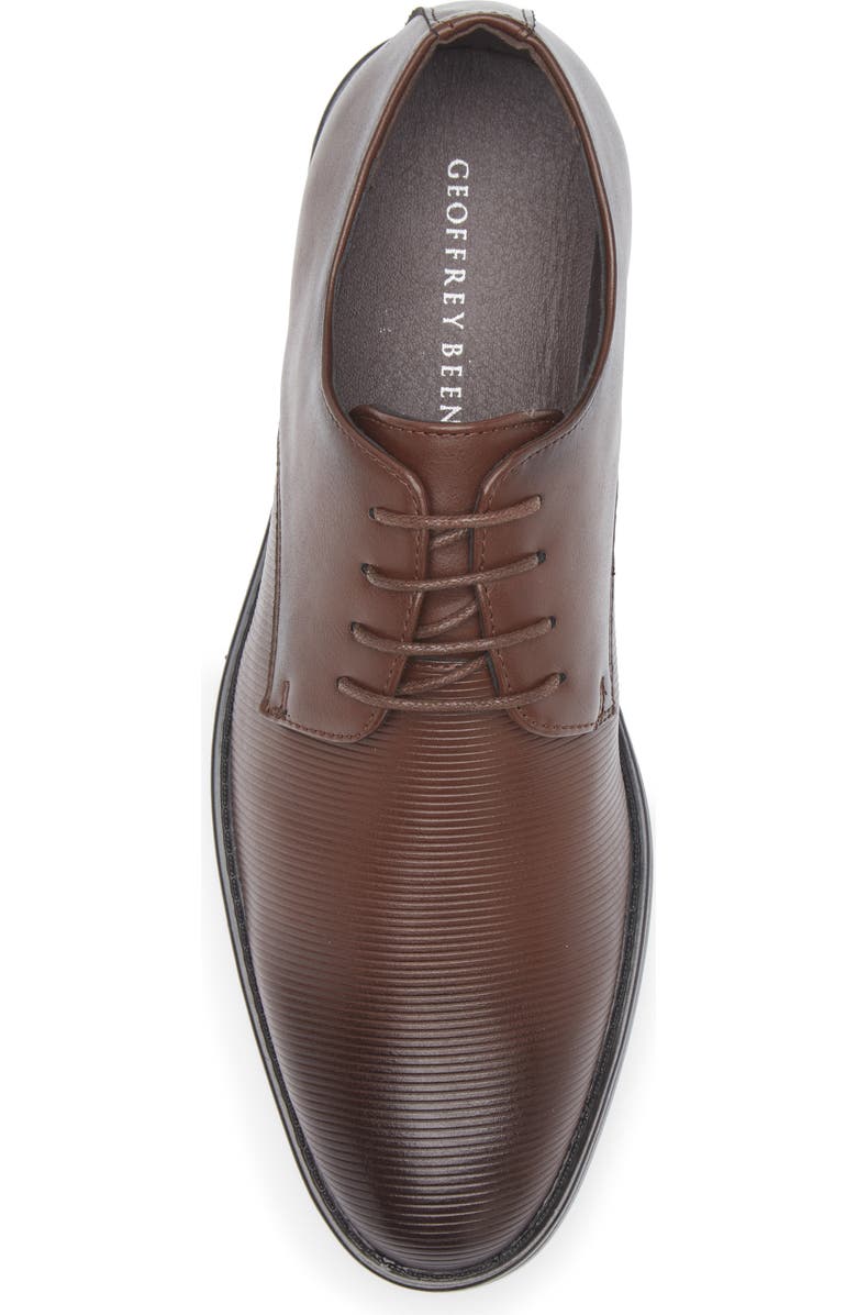 GEOFFREY BEENE Ribbed Derby, Alternate, color, Brown