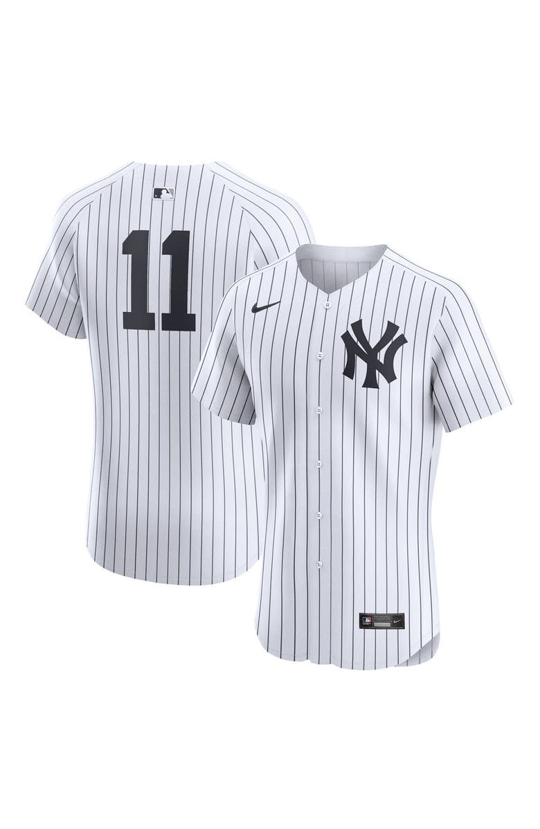 Nike Men's Nike Anthony Volpe White New York Yankees Home Elite Jersey, Main, color, 