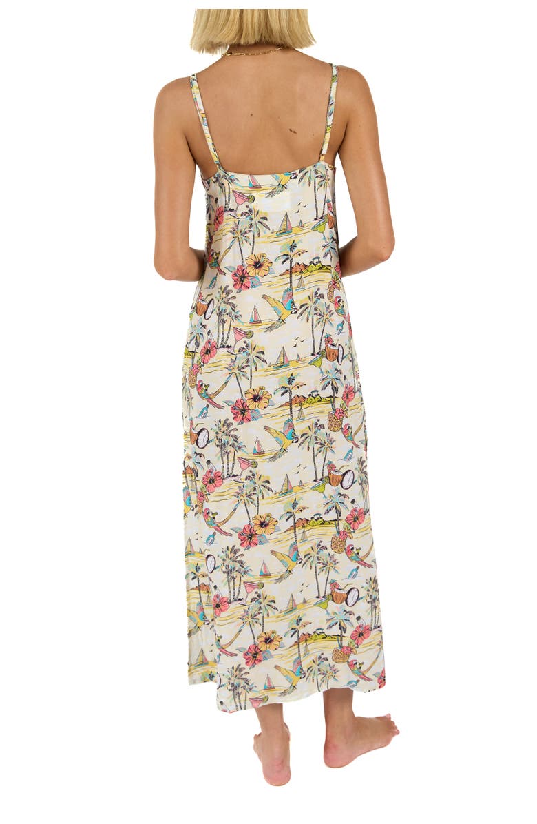 Kenny Flowers The Margaritaville Wastin' Away Again Beach Dress, Alternate, color, Yellow