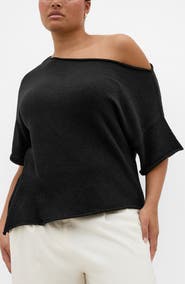 City Chic One-Shoulder Top