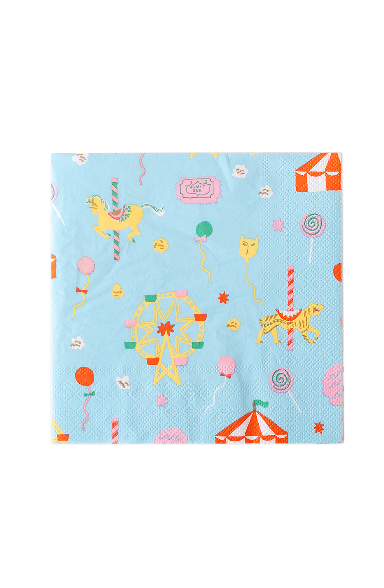 Daydream Society Off to the Fair Fair Fun Large Napkins, Main, color, Assorted Pre-Pack