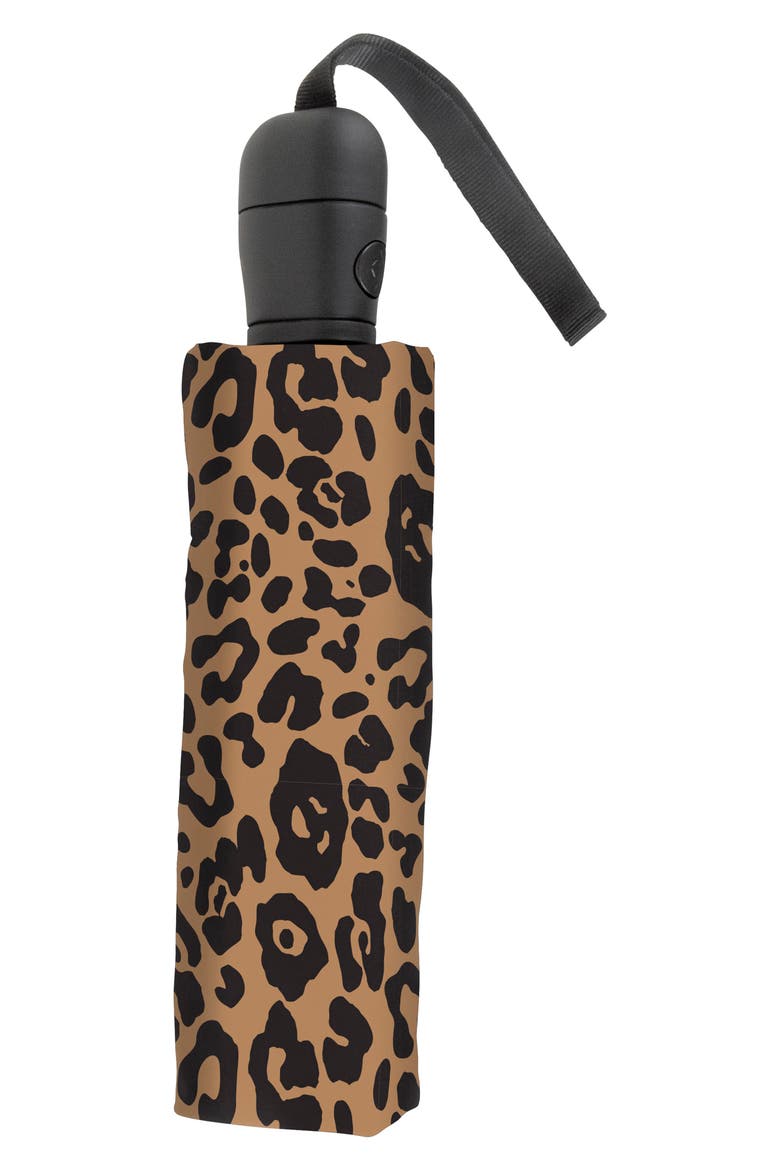 Auto Open Compact Umbrella, Alternate, color, BOMBAY