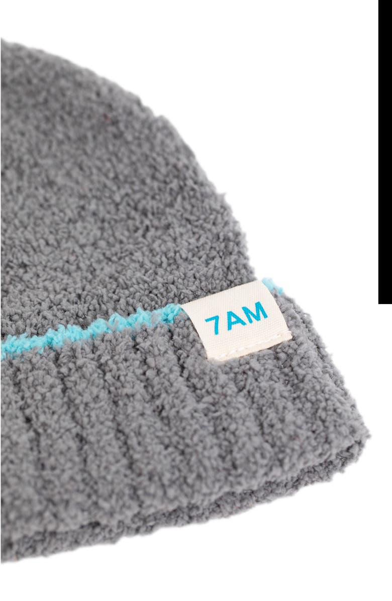 7 A.M. Enfant Kids' Fuzzy Beanie, Alternate, color, Gris
