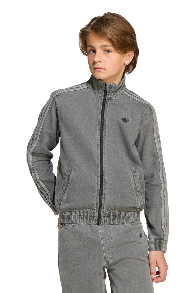 Kids' Firebird Denim Track Jacket, Alternate, color, LGHDEN