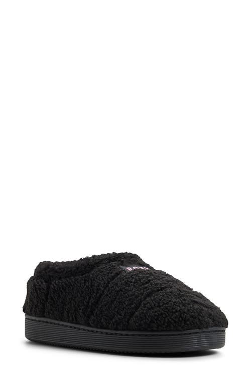 Roxy Colorado Faux Shearling Slipper In Black