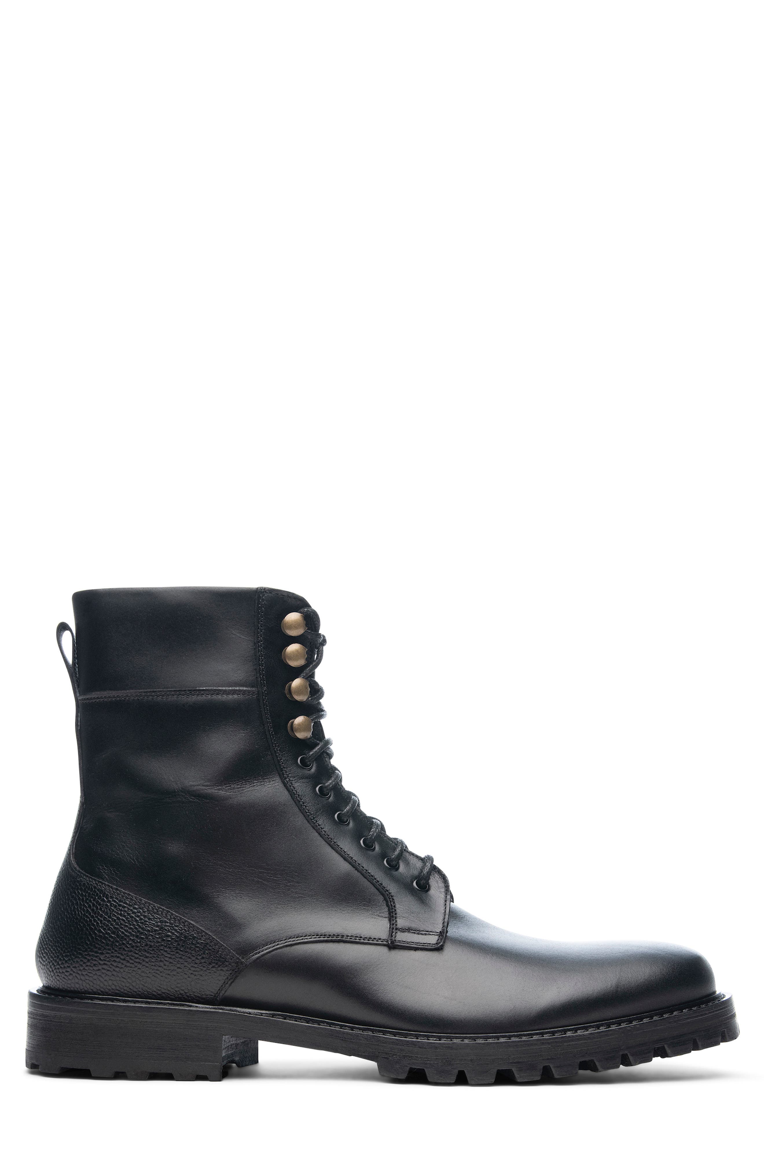 Ankari Floruss ANKARI-FLORUSS Plain Toe Combat Boot, Alternate, color, 