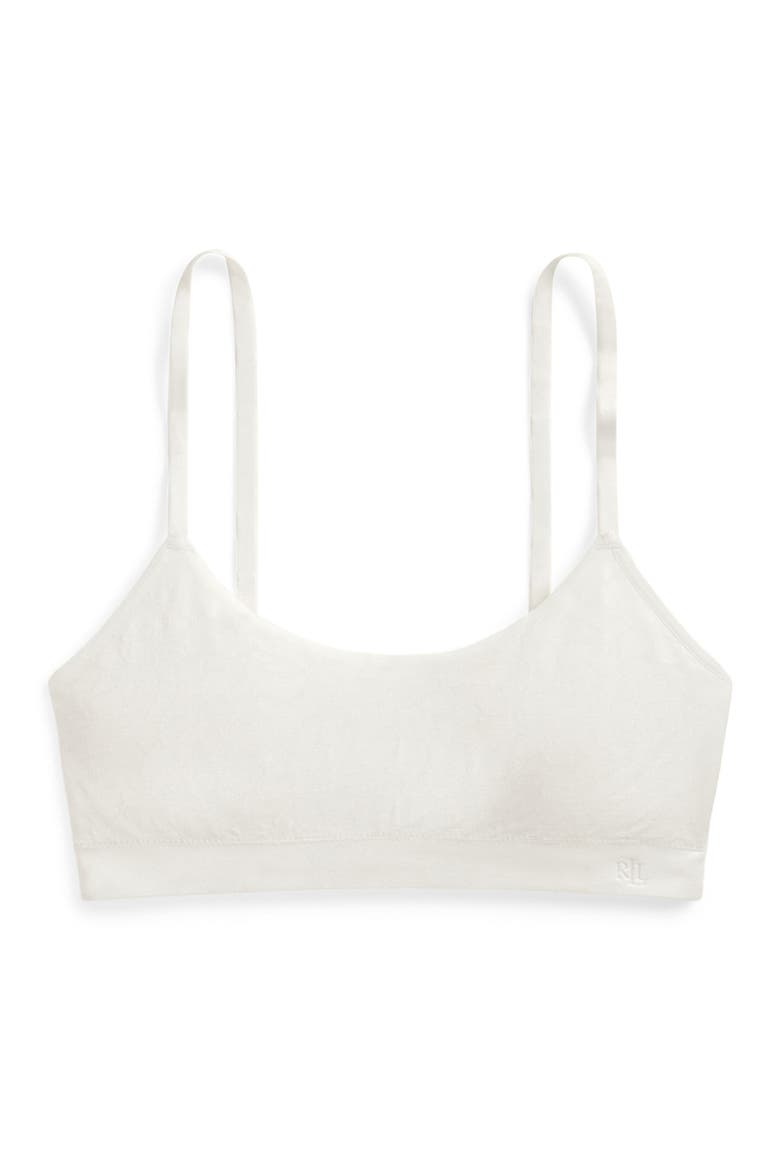 Floral Bralette, Alternate, color, SILK WHITE
