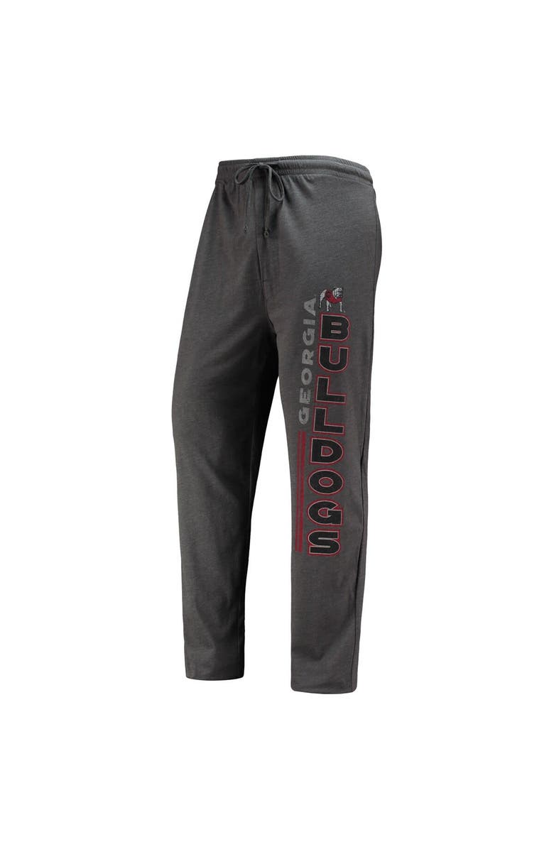 CONCEPTS SPORT Men's Concepts Sport Heathered Charcoal/Red Georgia Bulldogs Meter T-Shirt & Pants Sleep Set, Alternate, color, 