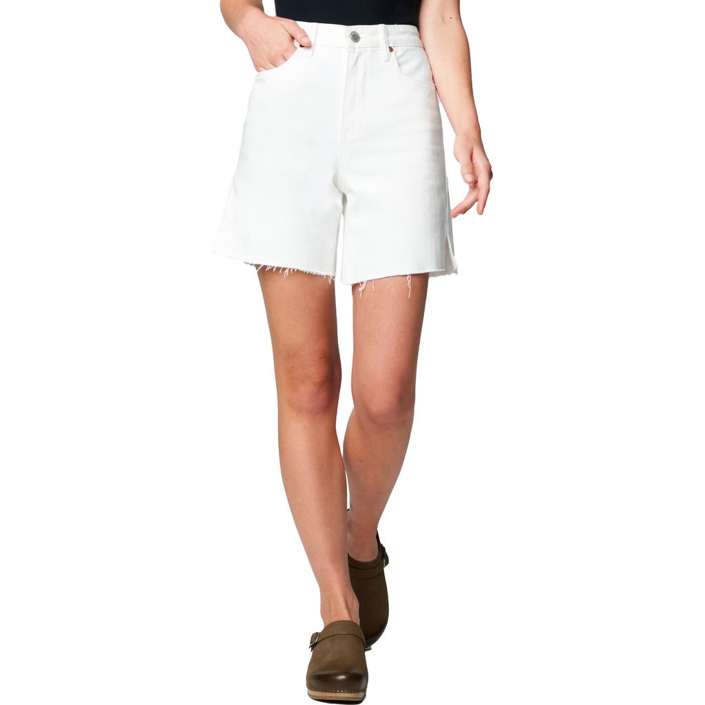 Blanknyc Womens High Rise Raw Hem Cutoff Shorts