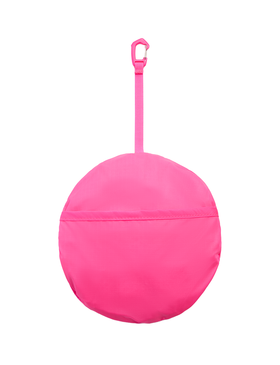 Baboon to the Moon Packable Tote, Alternate, color, Hyper Pink