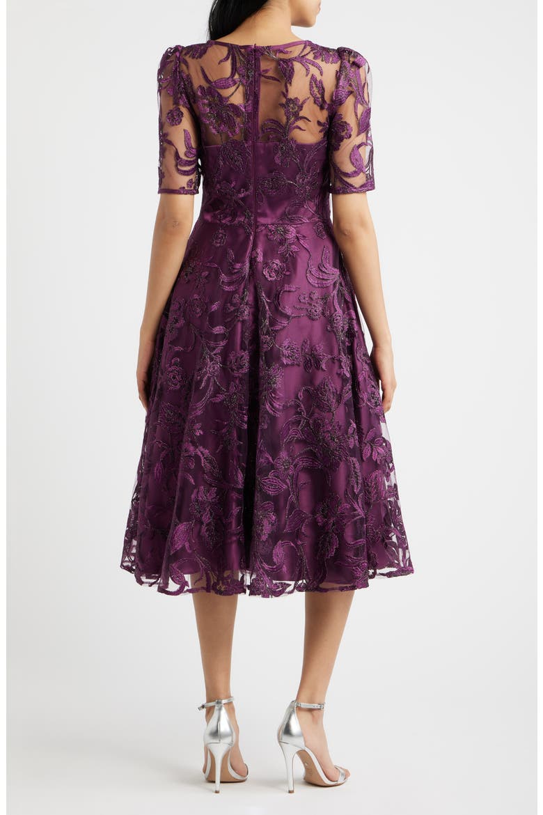 Beaded Cocktail Dress, Alternate, color, PLUM