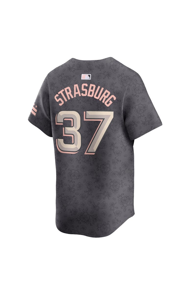 Nike Men's Nike Stephen Strasburg Charcoal Washington Nationals City Connect Limited Player Jersey, Alternate, color, 