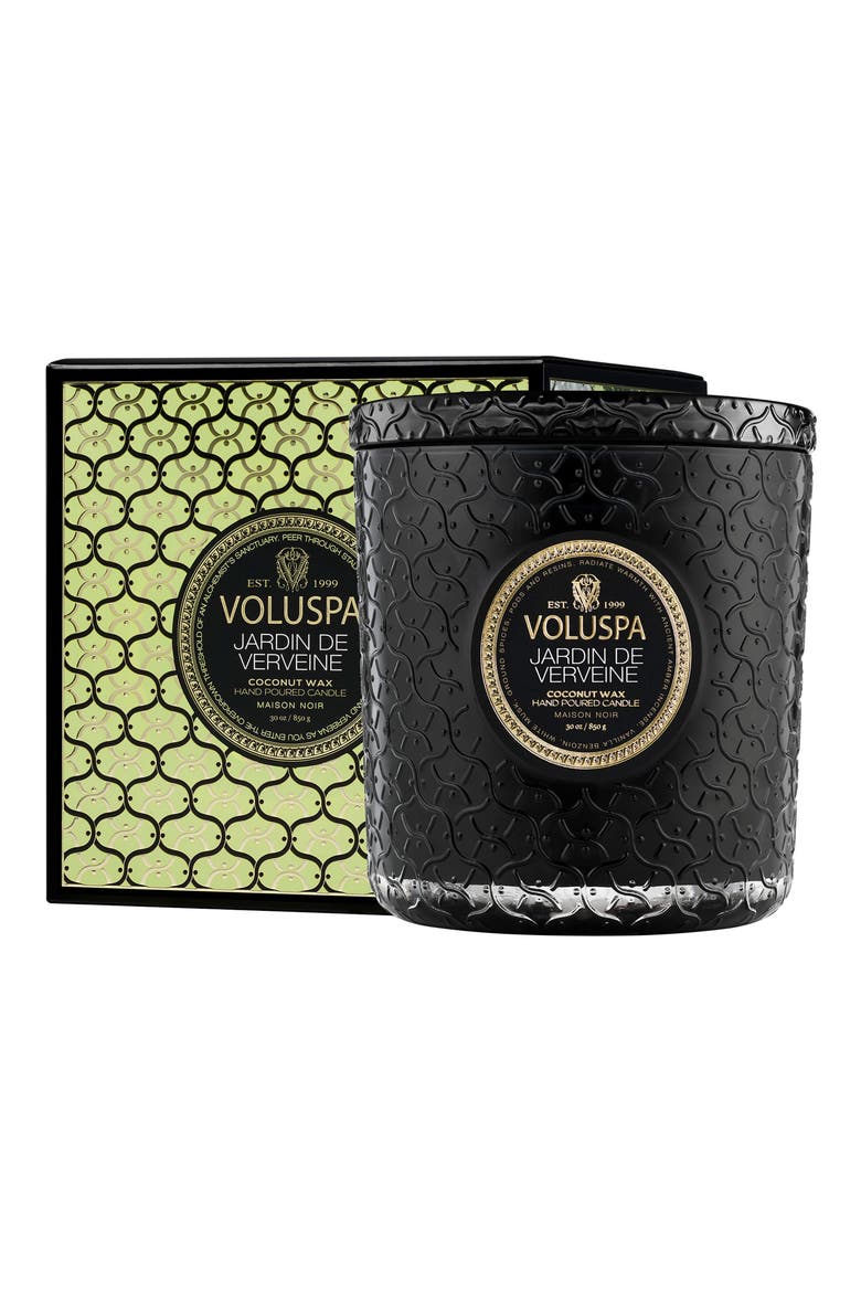 Jardin de Verveine Boxed Luxe Candle, Main, color, NO COLOR
