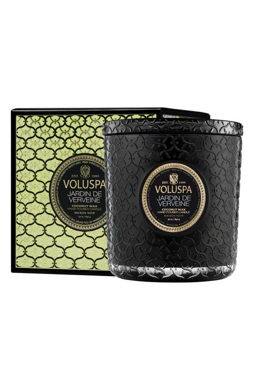 Voluspa Jardin De Verveine Boxed Luxe Candle In Green