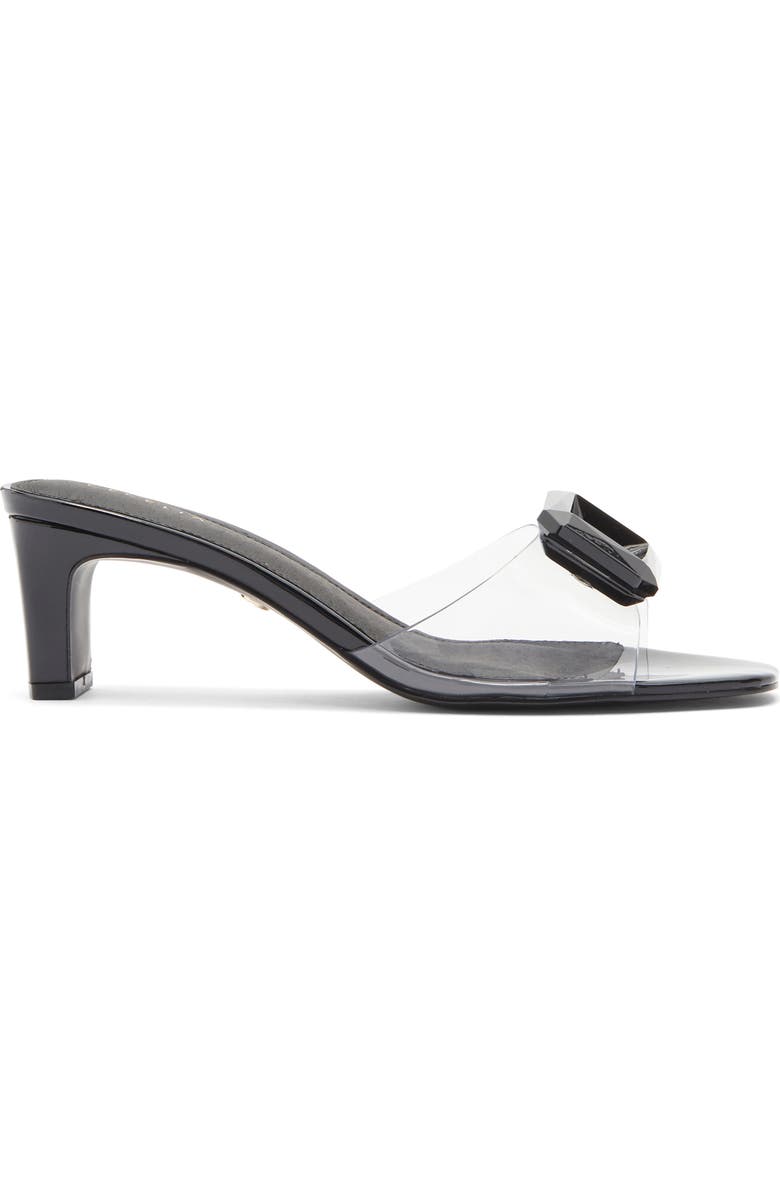 Cecelia New York Park Avenue Jewel Detail Sandal, Alternate, color, Black Patent