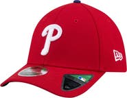 New Era Men's New Era  Red Philadelphia Phillies Player Replica 39THIRTY M-Crown Flex Hat