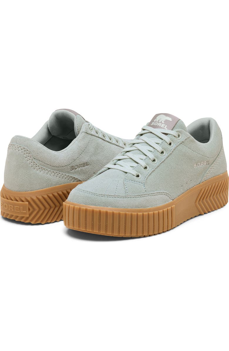 SOREL Ona Ave Low Sneaker, Alternate, color, Cool Green/ Gum 2