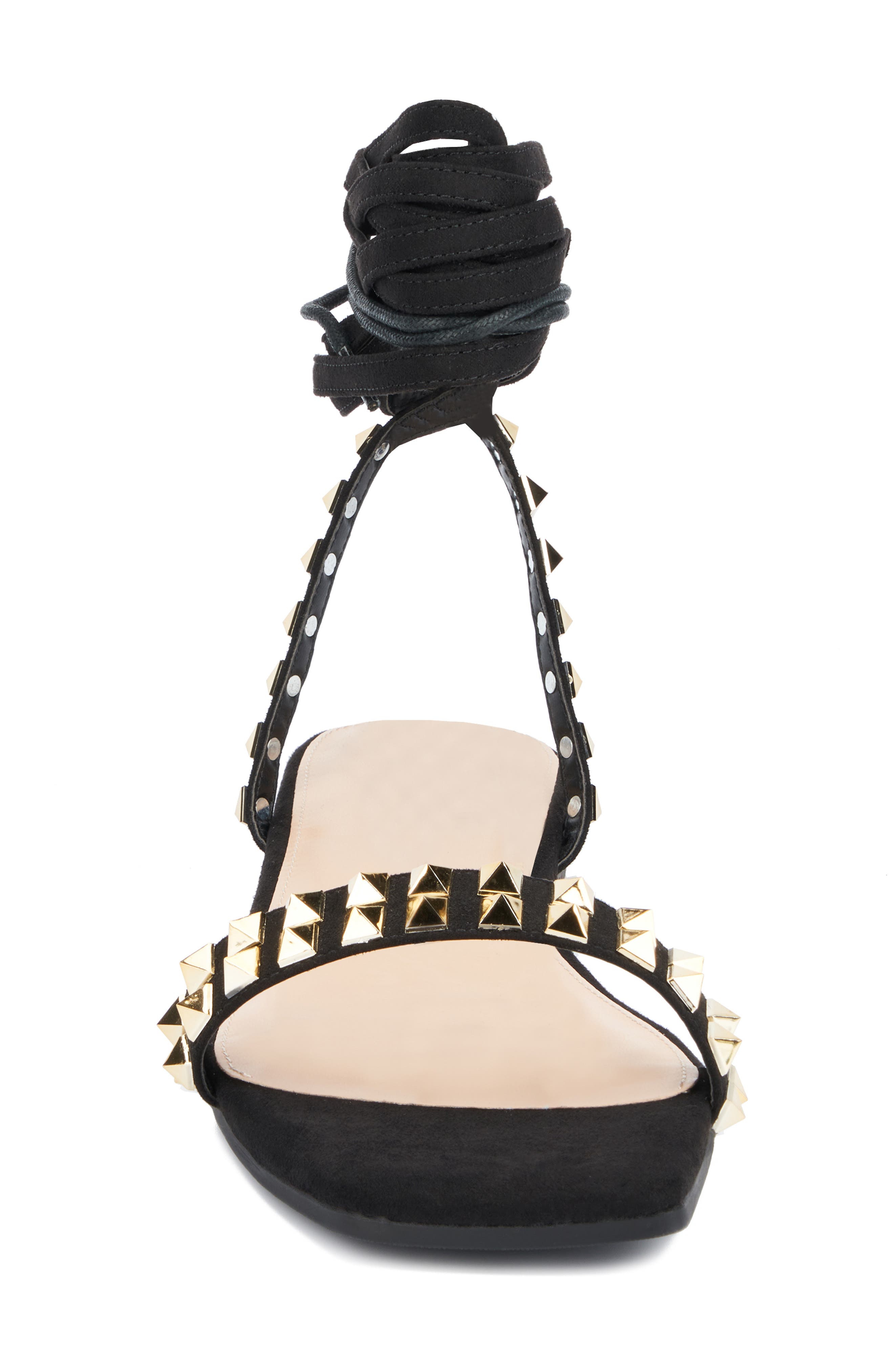 Fashion to Figure Zena Stud Sandal - Wide Width, Alternate, color, 