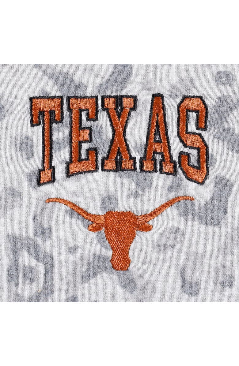 GAMEDAY COUTURE Women's Gameday Couture Heather Gray Texas Longhorns Leopard Quarter-Zip Sweatshirt, Alternate, color, Heather Navy