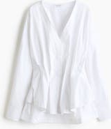 H&M Waisted Cotton Blouse