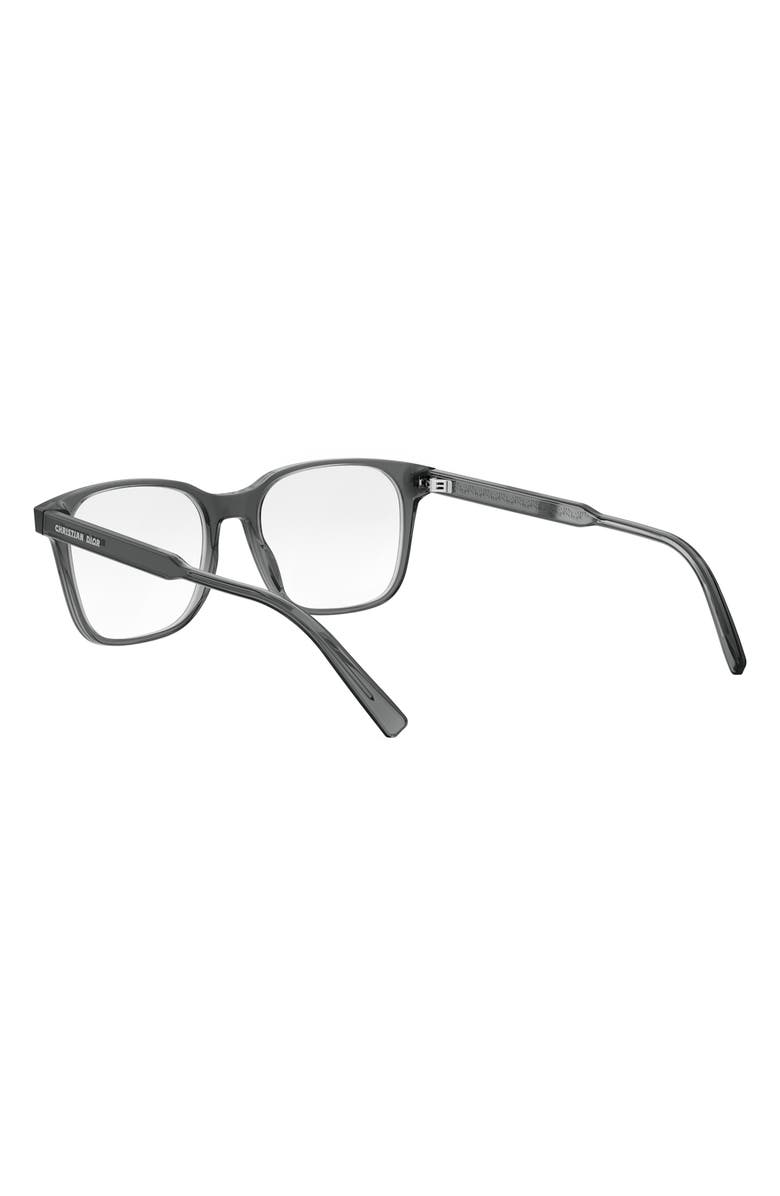 DIOR 'DiorBotanicaO S1I 55mm Rectangular Eyeglasses, Alternate, color, Grey/ Other