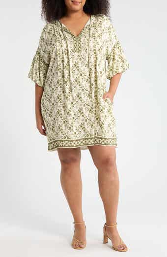 MAX STUDIO Puff Sleeve Dress