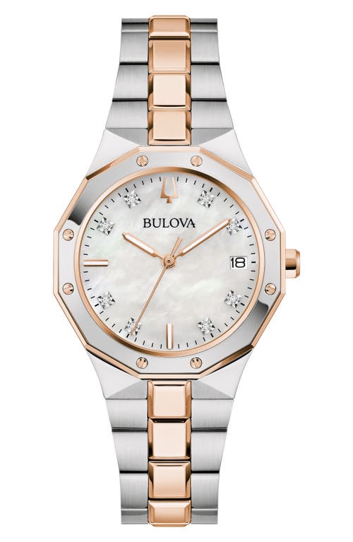 BULOVA Classic Prestige Diamond Bracelet Watch, 32mm in Two-Tone  product