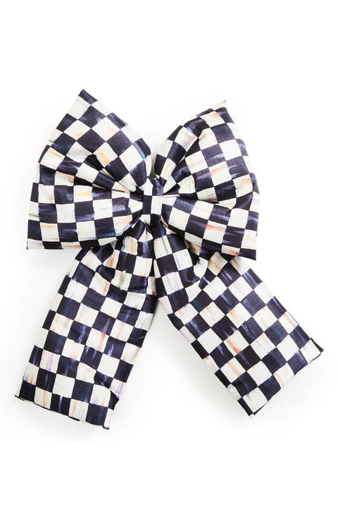 Courtly Check Decorative Bow
