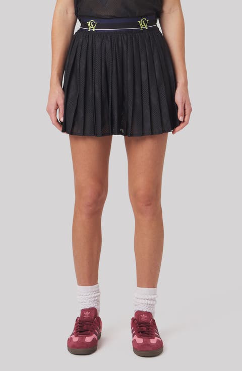 Celine Pleated Golf Miniskirt