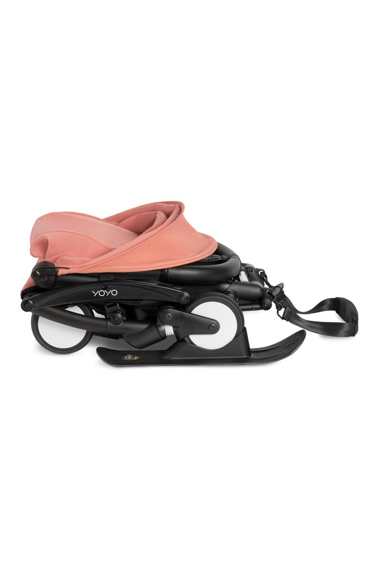 Yoyo Stroller Skis, Alternate, color, BLACK