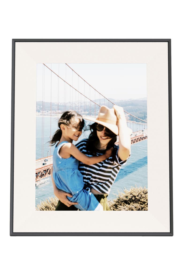 12-Inch Digital Photo Frame, Main, color, INK WITH TEXTURED MAT