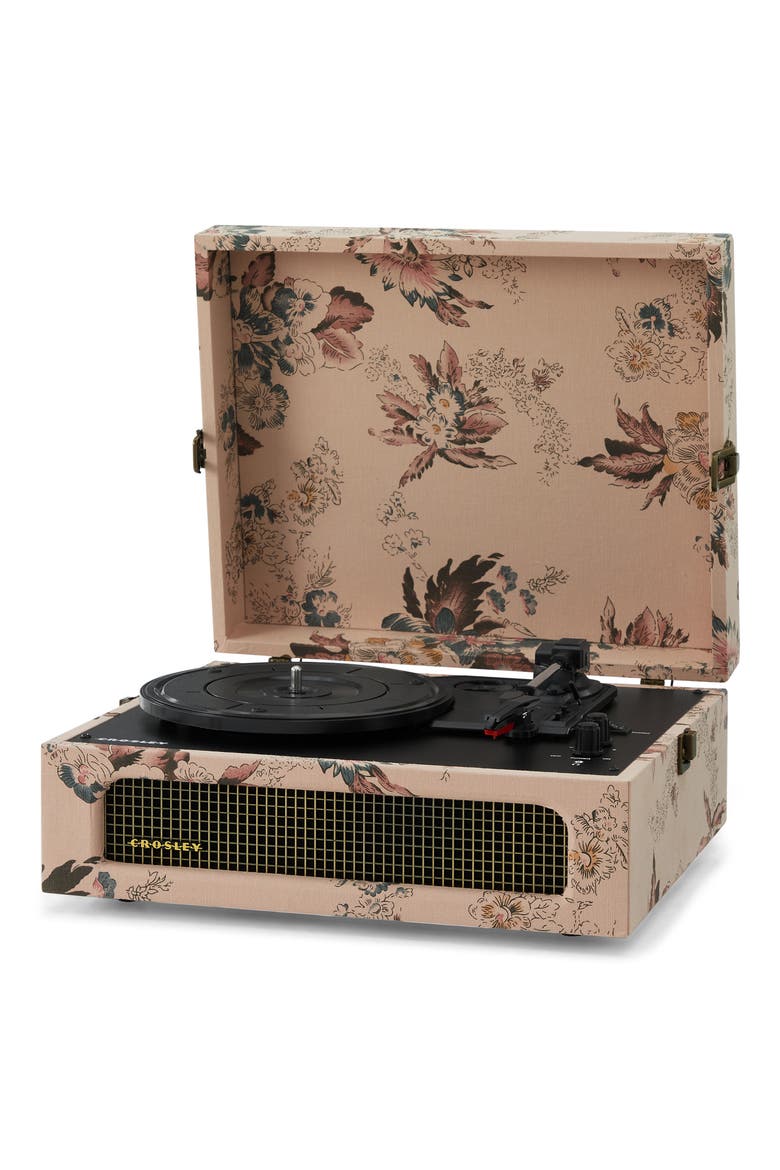 Voyager Bluetooth® Record Player, Alternate, color, FLORAL