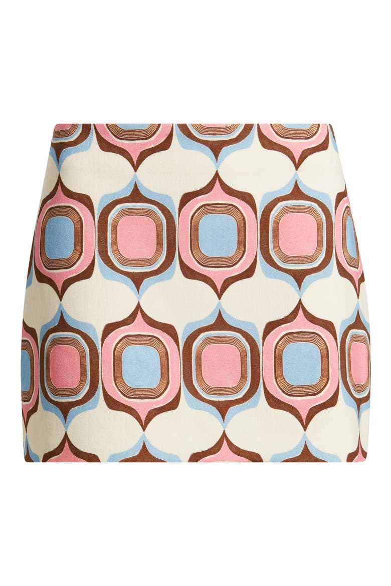 Jane Print Miniskirt, Alternate, color, PASTEL PINK